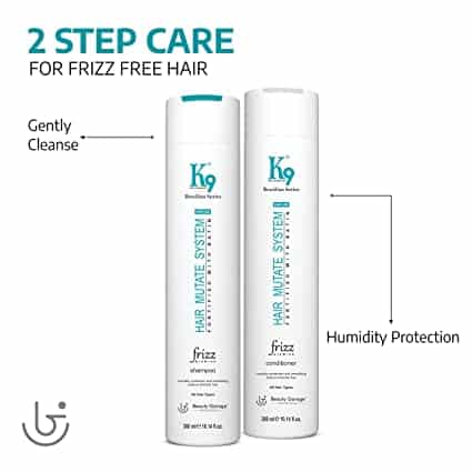 Beauty Garage K9 Frizz Dismiss Shampoo Conditioner 300ml 300ml Pack of 2 1