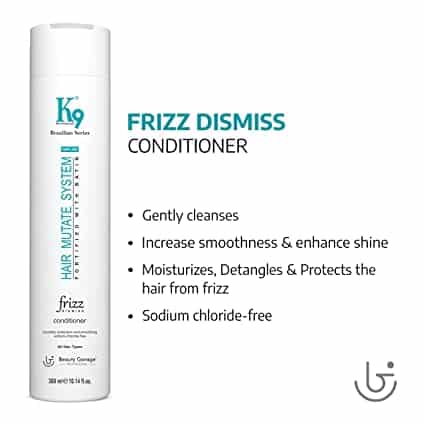 Beauty Garage K9 Frizz Dismiss Shampoo Conditioner 300ml 300ml Pack of 2.