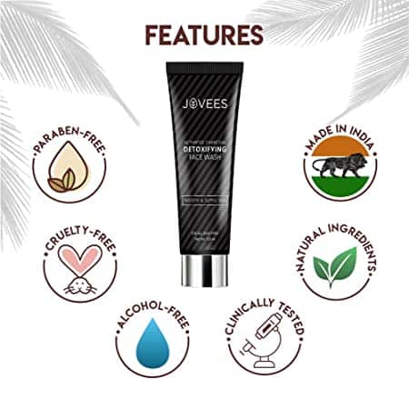 Jovees Herbal Activated Charcoal Detoxifying Face Wash 1
