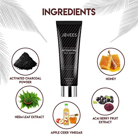 Jovees Herbal Activated Charcoal Detoxifying Face Wash 2