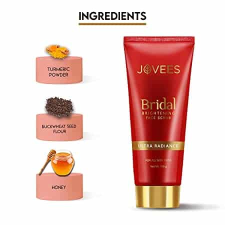 Jovees Herbal Bridal Brightening Face Scrub 100 ml 1