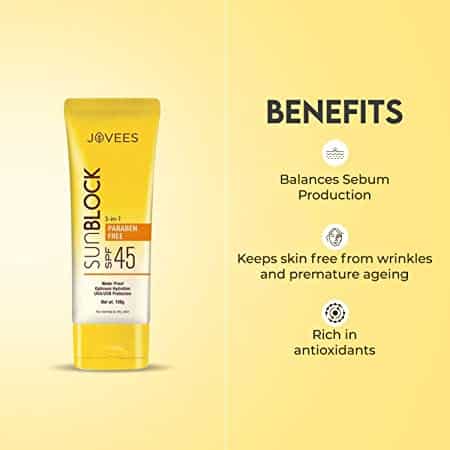 Jovees Herbal Sun Block Sunscreen SPF 45