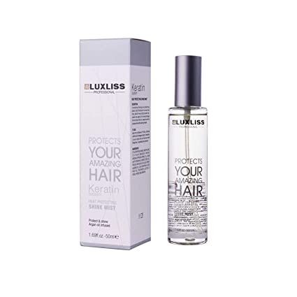 Luxliss Heat and UV Protection Shine Mist for Women Hair Serum for Dull and Rough Hair 50 ML