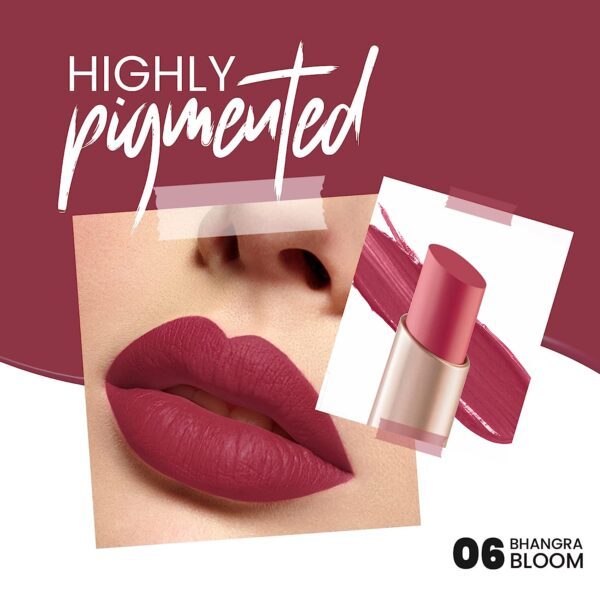 MARS Creamy Matte Long Lasting Lipstick for women 06 Magenta Bhangra Bloom 6