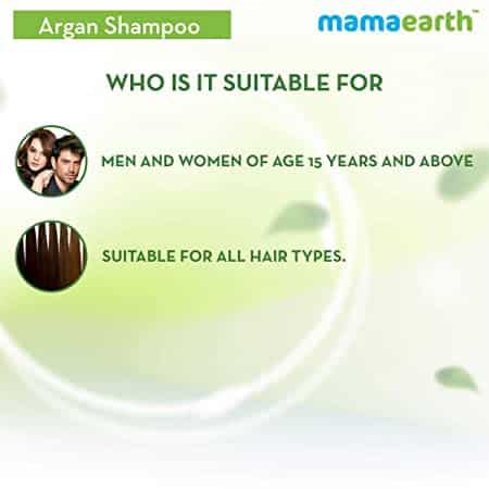 Mamaearth Argan Apple Cider Vinegar Shampoo For Dry Frizzy Hair250ml