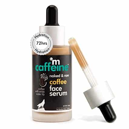 Mcaffeine Coffee Hydrating Face Serum For Glowing Skin Reduces Dark Spots Pigmentation Protects From Sun Damage For