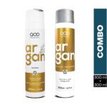 QOD Professional Argan Moisture and Shine Shampoo 1000ml and Conditioner 300ml