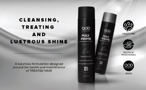 QOD Professional Max Prime After Treatment Shampoo – 300ml 2