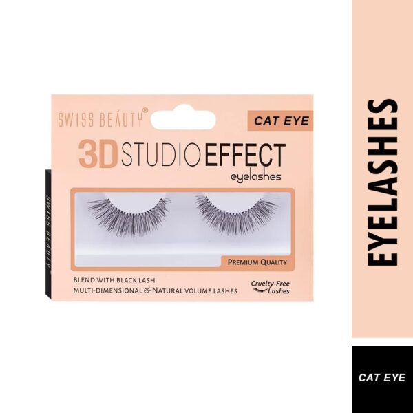 Swiss Beauty Eyelashes 3D Studio Effect SB EG 01 Cat Eyes 3