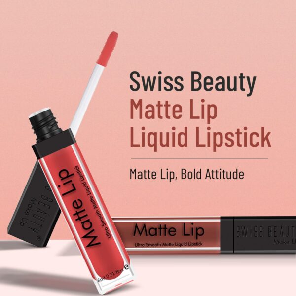 Swiss Beauty Ultra Smooth Matte Liquid Lipstick Epic Magenta 6ml 9