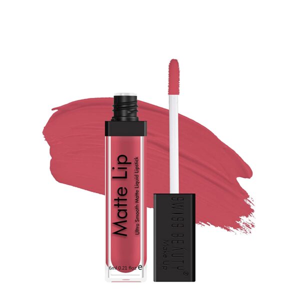 Swiss Beauty Ultra Smooth Matte Liquid Lipstick Iconic Nude 6ml