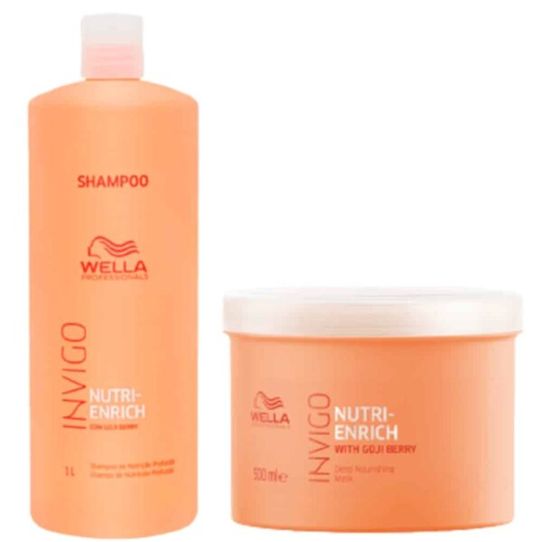 Wella Professionals Invigo Nutri Enrich Shampoo 1000ml Mask 500mL