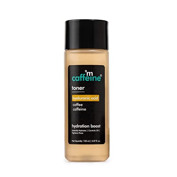 mCaffeine Coffee Toner with Hyaluronic Acid for 24H Hydration Oil