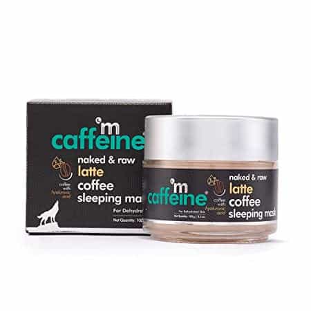 mCaffeine De Stressing Latte Coffee Sleeping Face Pack 5