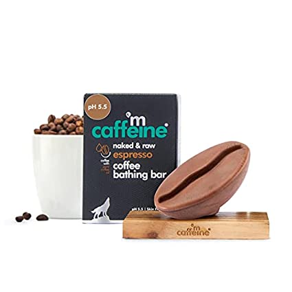 mCaffeine Espresso Bathing Bar 100gm .