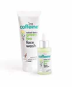 mCaffeine Green Tea Day Hydration Routine Face WashFace Serum 100ml40ml.....