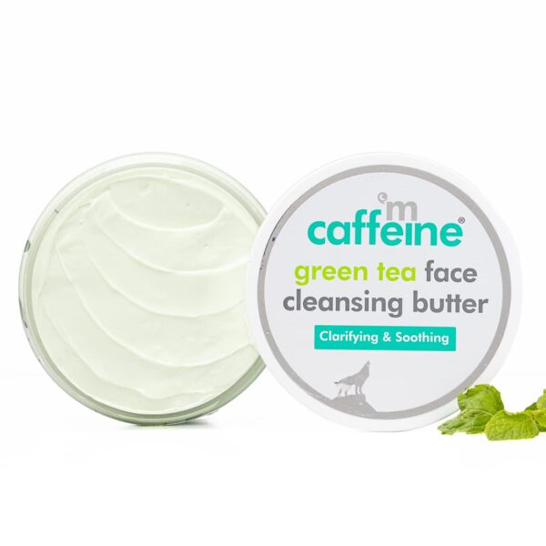 mCaffeine Green Tea Moisturizing Face Cleanser and Makeup Remover Cleansing Balm 100g