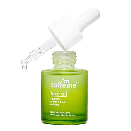 mCaffeine Green Tea Squalane Face Oil for Dewy Glow 20ml