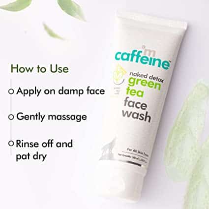 mCaffeine Vitamin C Green Tea Face Wash for Glowing Skin 2