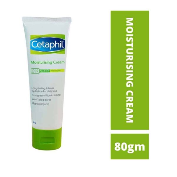 Cetaphil Moisturising Cream for Face Body Dry to very dry skin 80 gm
