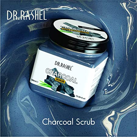 DR.RASHEL Charcoal Scrub For Face Body 380 Ml 1
