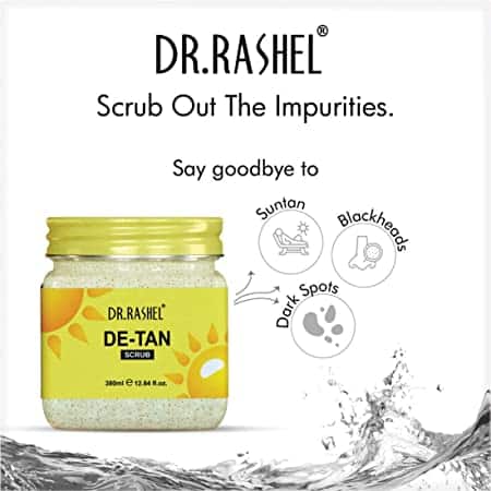 DR.RASHEL De Tan Scrub For Face Body 380 Ml 1