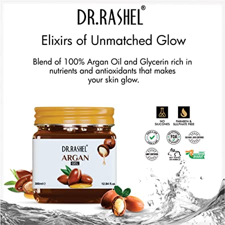 Dr.Rashel ARGAN Gel For Deep Nourishment Tight Signs of Ageing Correct Skin Texture 380 ml