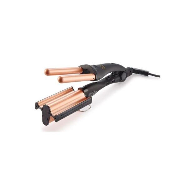 Ikonic 3 in 1 DEEP Waver Black and Rose Gold