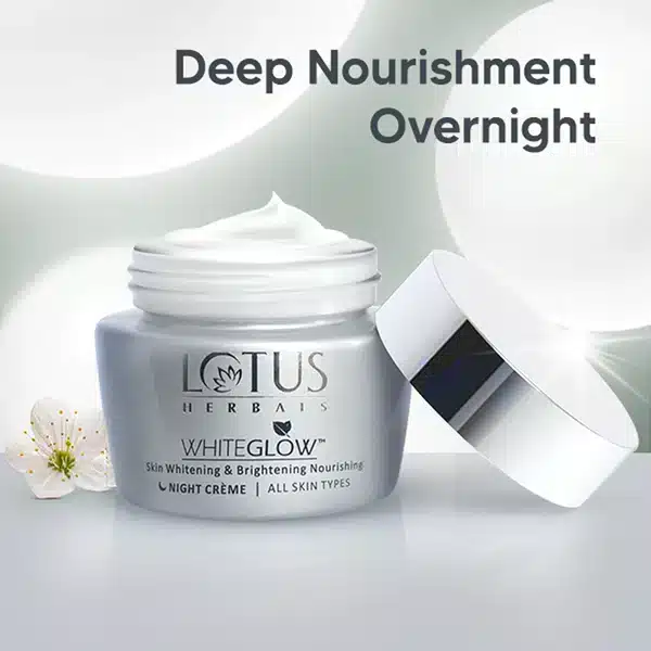 Lotus Herbals WHITEGLOW Skin Brightening Nourishing Night Cream 1