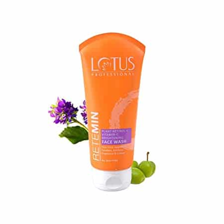 Lotus Professional Retemin Plant Retinol Vitamin C Brightening Face Wash