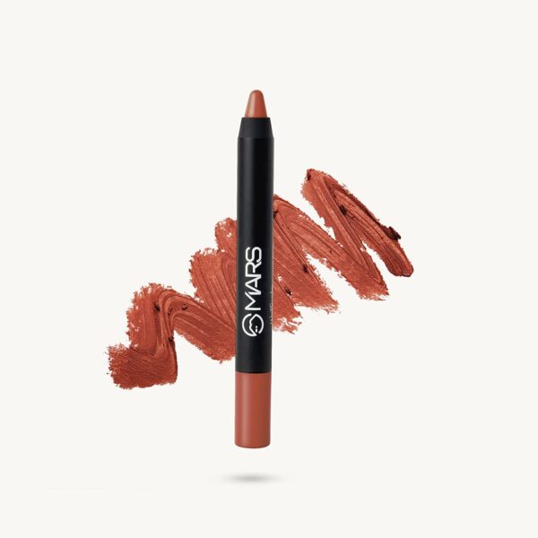MARS Long Lasting Lip Crayon 3.5 grms 21 Orangish Brown Boss Lady