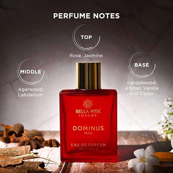 Bella Vita Luxury DOMINUS MAN Eau De Parfum Perfume 100ml 5