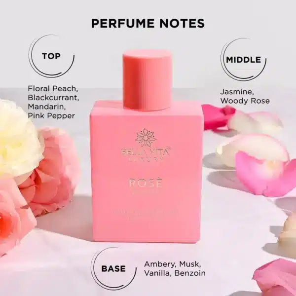 Bella Vita Luxury Rose Woman Eau De Parfum Perfume for Women 100ml 6