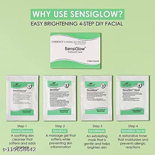 Cheryls Cosmeceuticals SensiGlow Harmonizing Facial Kit for Sensitive Skin Single Use3