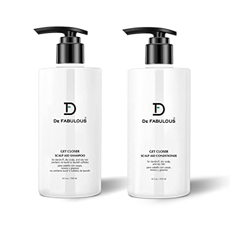De Fabulous Get Closer Scalp Aid Shampoo and Conditioner – 250ml