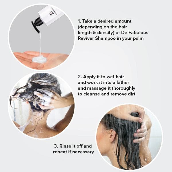 De Fabulous Reviver Hair Repair Shampoo Conditioner 250ml2