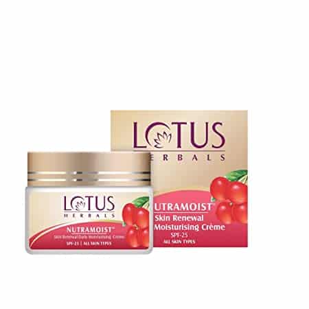 Lotus Herbals SPF 25 Nutramoist Skin Renewal Daily Moisturising Cream 50g 1