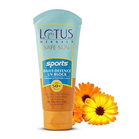 Lotus Herbals Sun Sports Daily defence SPF 50 80 grams Cream 1