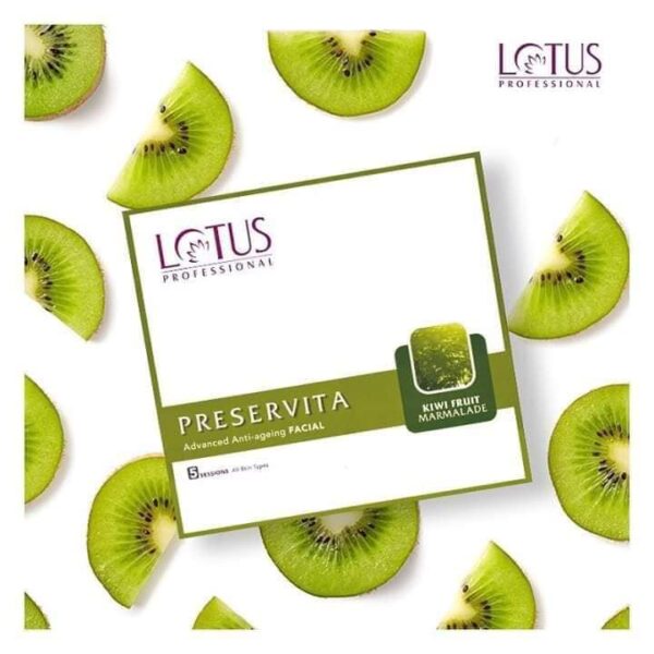 Lotus Professional Preservita Advanced Anti Ageing Facial Kit Kiwi Fruit Marmalade 3