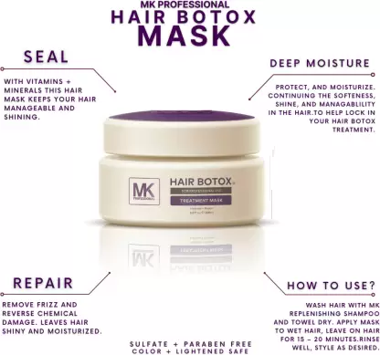 MK Professional Hair Botox Treatment Mask is deeply Restorative Treatment 200ml