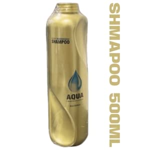 Aqua Gold Hair Treatment for Home Shampoo 500ml and Conditioner 500ml