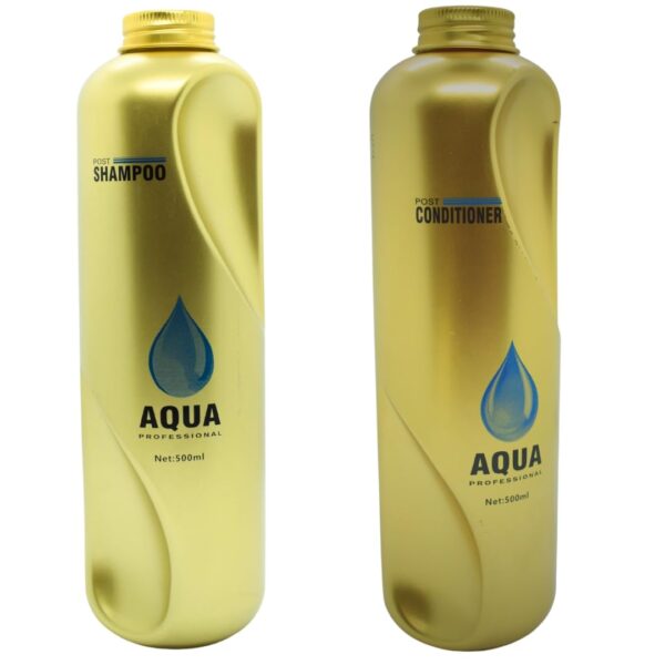 Aqua Gold Hair for Home Care Shampoo 500ml and Conditioner 500ml Combo Kit