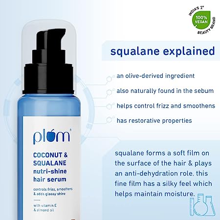 Plum Coconut Squalane Nutri Shine Hair Serum 75ml