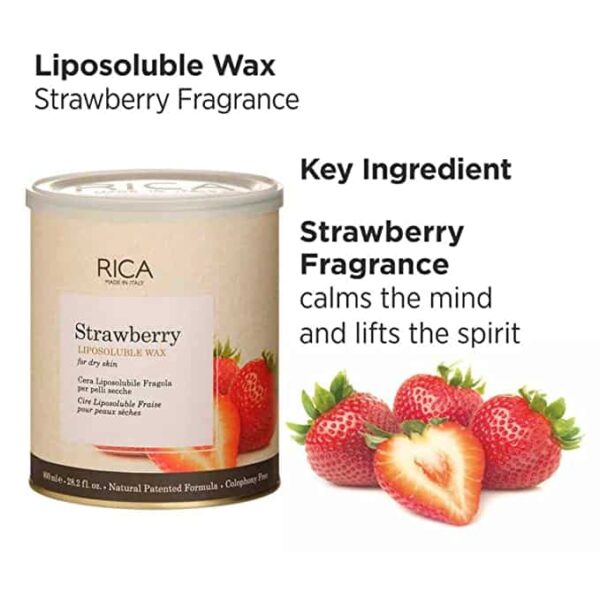 RICA Strawberry Liposoluble Soft Wax 800g