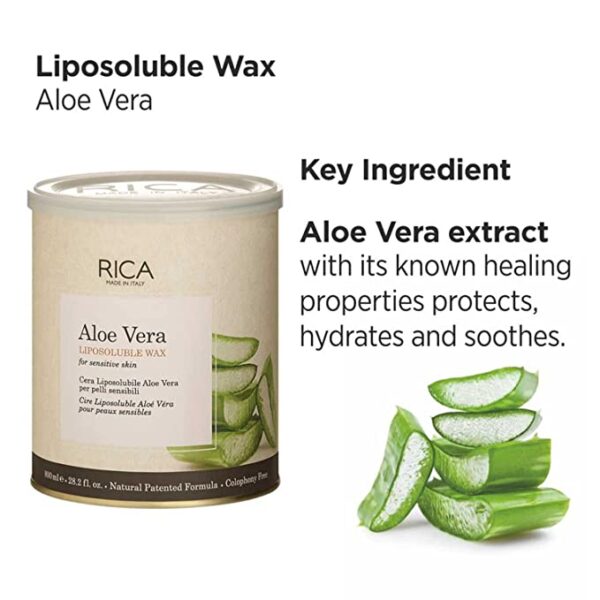 Rica Aloe Vera Liposoluble Wax For Sensitive Skin1