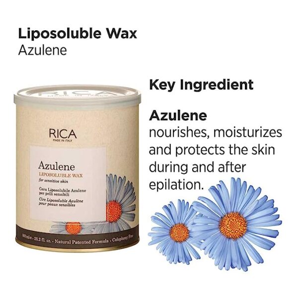 Rica Azulene Liposoluable Wax Hair Removal Cream
