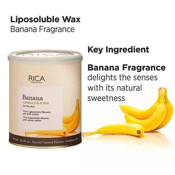 Rica Banana Liposoluble Wax Men Women 1