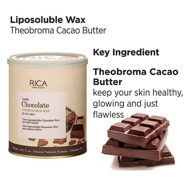 Rica Dark Chocolate Liposoluble Wax Soft Smooth Skin1