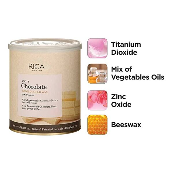Rica Liposoluble Waxing with 800g White Chocolate