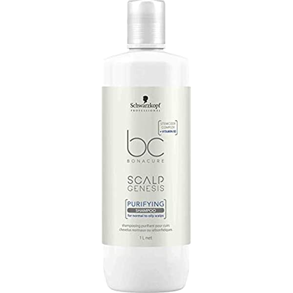 Schwarzkopf Professional Bonacure Scalp Genesis Shampoo Purify With Stemcode Complextm And Vitamin B3 Derivate
